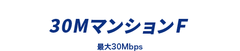 30MマンションF 最大30Mbps